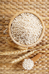 Barley grains