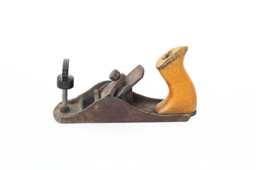 A small plane for wood carving, close-up, isolateA small plane for wood carving, close-up, isolate, jointer, trying-plane, professional
