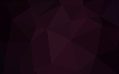 Fototapeta premium Dark Purple vector abstract polygonal background.