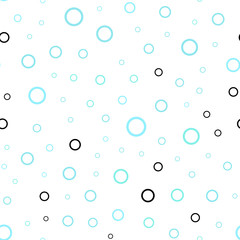Light Green vector seamless pattern with spheres.