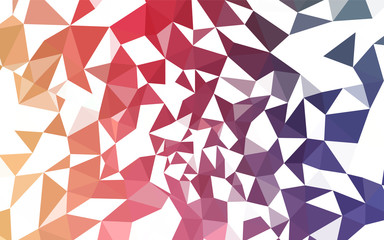 Light Multicolor vector polygon abstract backdrop.