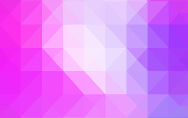 Light Purple, Pink vector abstract polygonal pattern.