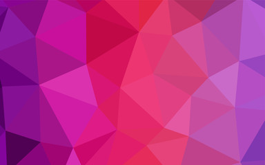 Light Purple, Pink vector abstract mosaic backdrop.