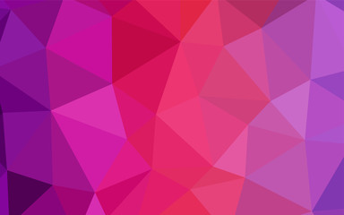 Obraz premium Light Purple, Pink vector abstract mosaic backdrop.