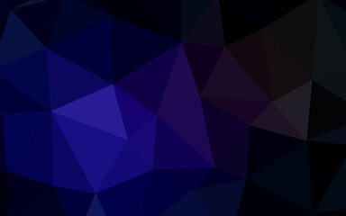 Fototapeta premium Dark Blue, Red vector low poly cover.