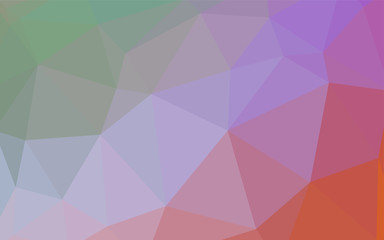 Light Multicolor vector polygonal background.