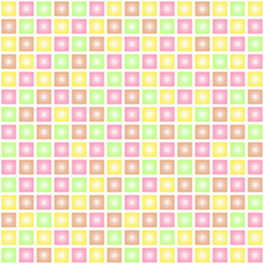 Multicolor Rainbow gradient pattern. Mosaic style.