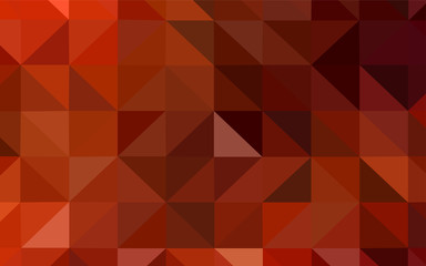 Light Red vector shining triangular cover.