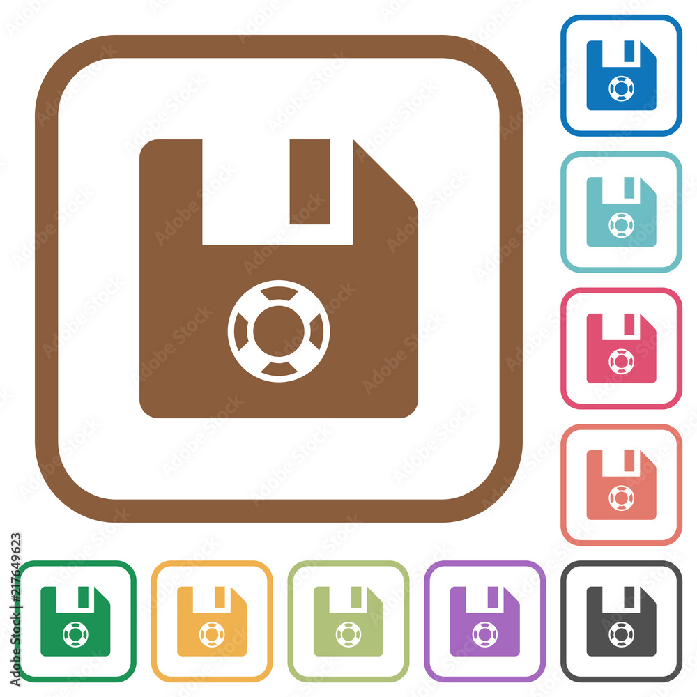 Poster help file simple icons