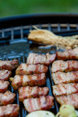 Pork belly party of Camping