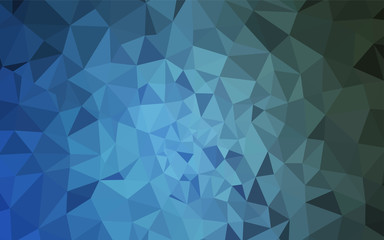Fototapeta na wymiar Light BLUE vector polygonal pattern.