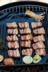 Pork belly party of Camping