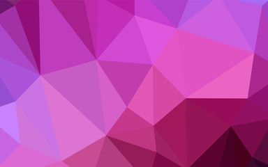 Naklejka premium Dark Purple, Pink vector low poly layout.