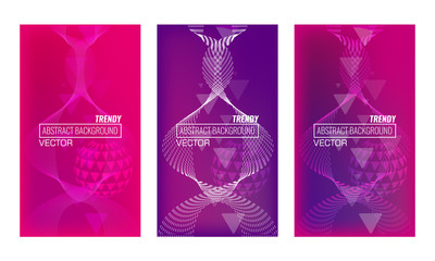 Trendy Liquid color background design. Fluid gradient composition. Vector Futuristic design poster background.