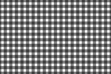 Plaid, check pattern gray and white. Simple background