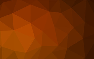 Light Red vector abstract polygonal pattern.