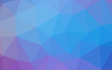 Light Pink, Blue vector low poly texture.