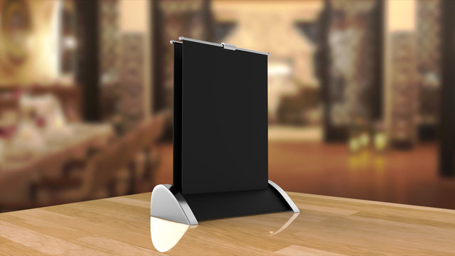 A4 A3 PVC PP paper Table Top Set Stand Mini Roll Up Banner,Pull Up Banner Standee Banner Stand,Table Banner Stand,Banner Stands Product. 3d render illustration