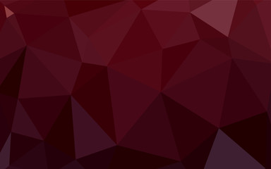 Light Orange vector gradient triangles pattern.