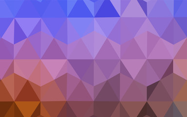 Light Blue, Yellow vector polygonal template.