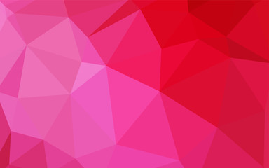 Obraz premium Light Pink, Red vector abstract mosaic background.