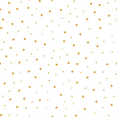 Light Orange vector seamless background with bubbles.