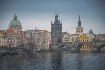 Fototapeta na wymiar Prague - Charles bridge, Czech Republic
