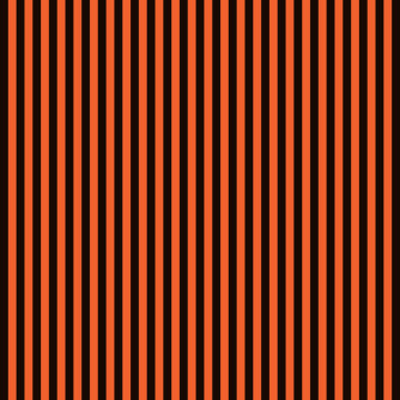 Orange Black Striped Background, Seamless Pattern