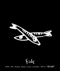 해산물 일러스트 / 손으로 그린 수산물 그림