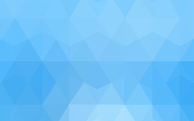 Dark Green vector polygonal pattern.