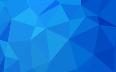 Light BLUE vector polygonal template.