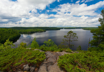 Fototapeta premium beautiful canadian lake