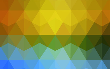 Light BLUE vector polygon abstract layout.