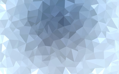 Light BLUE vector polygonal template.