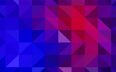 Fototapeta premium Light Blue, Red vector gradient triangles template.