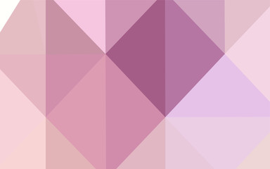 Light Pink vector triangle mosaic texture.