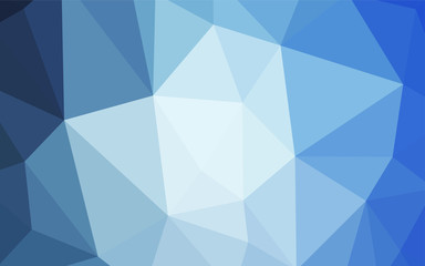 Obraz premium Light BLUE vector abstract polygonal background.