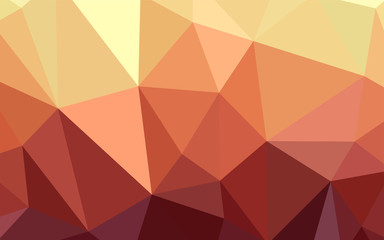 Light Multicolor vector polygon abstract background.