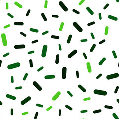 Dark Green vector seamless cover with stright stripes.