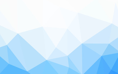 Light BLUE vector abstract mosaic background.