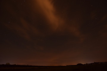 Fototapeta premium night sky at perseid