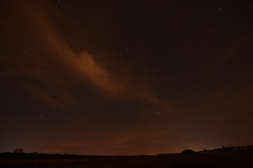 night sky at perseid