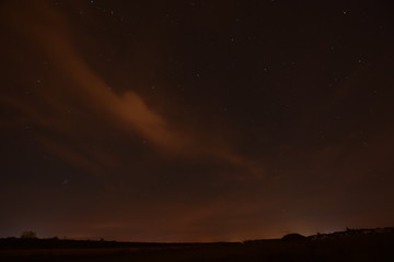 night sky at perseid