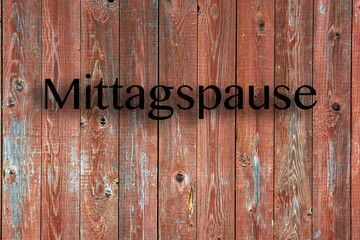 Mittagspause