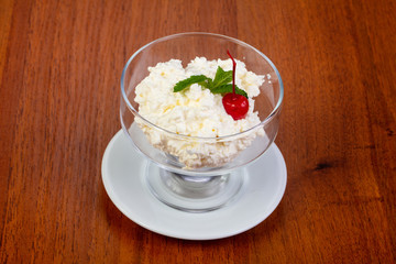 Tasty cottage cheese