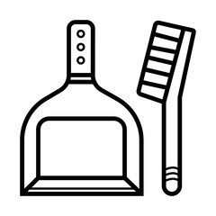 Dustpan vector icon
