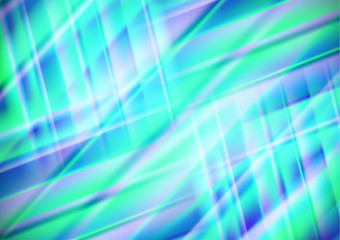 Abstract colored glowing lines on a dark background, light effects. Vector illustration.