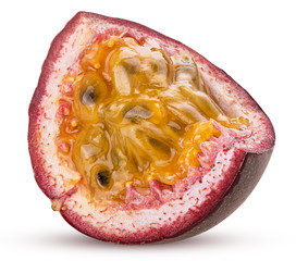 Passion fruit three quarters