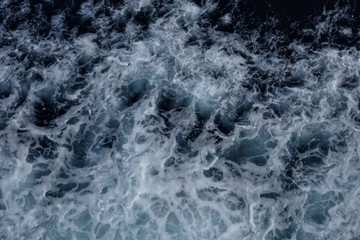 sea waves with foam