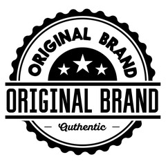 original brand label
